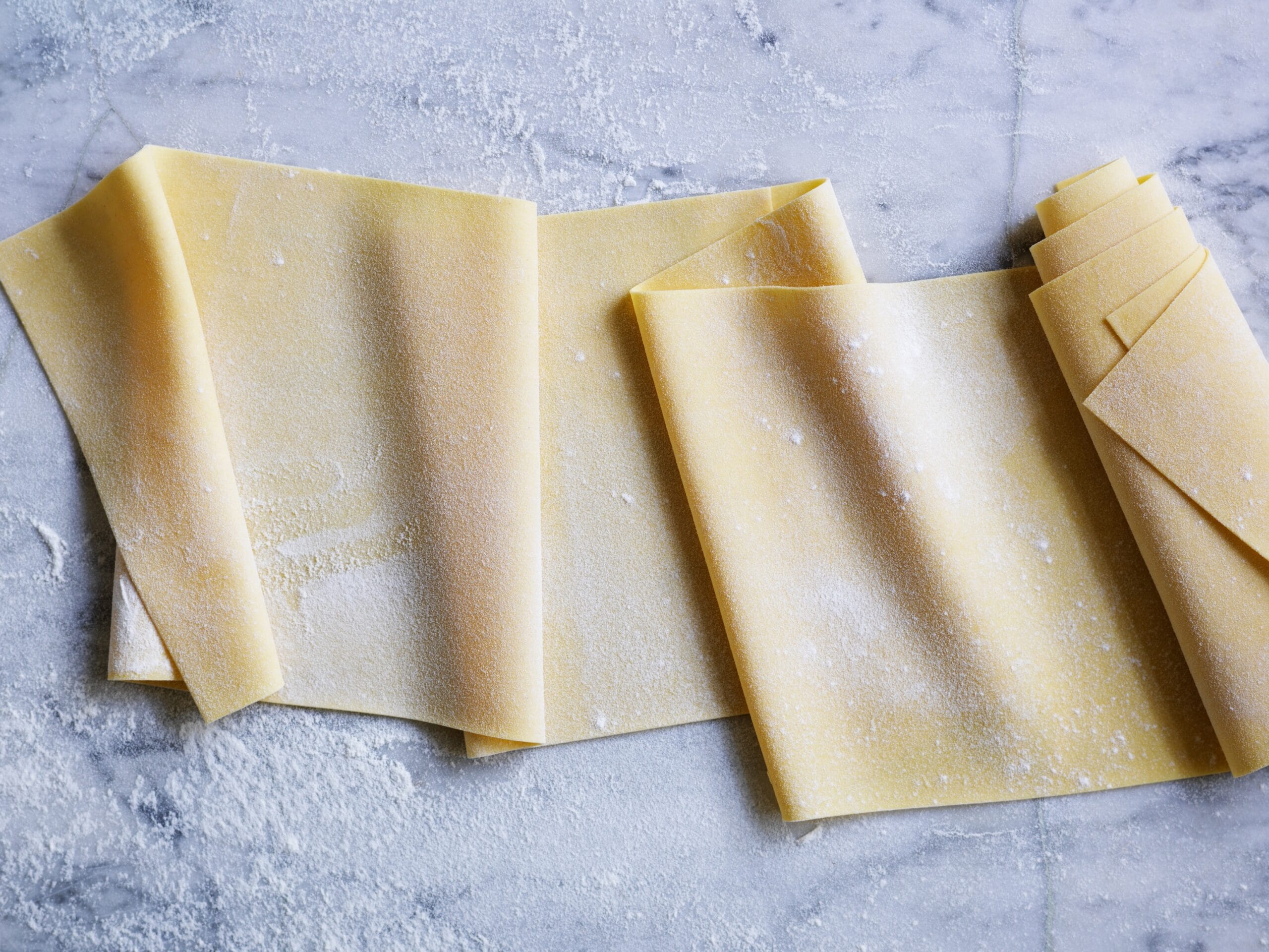 Fresh lasagne sheets in various sizes for commercial kitchen use
